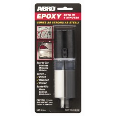 ABRO Epoxe Steel Syringe - Εποξική κόλλα μετάλλου σε σύριγγα 57gr